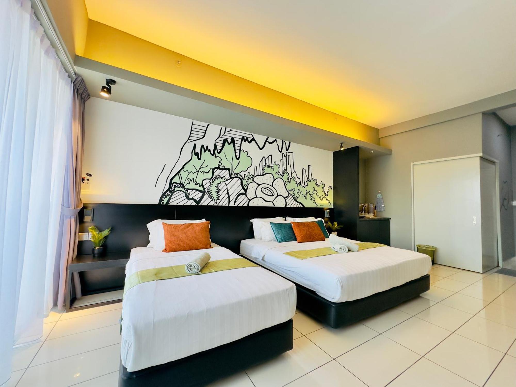 Owl Nest Suite' At Aeropod Sovo Kota Kinabalu Rum bild